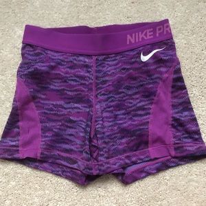 Nike Pro Purple Spandex